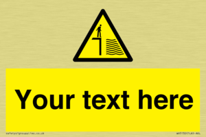 Custom Deep Water Sign